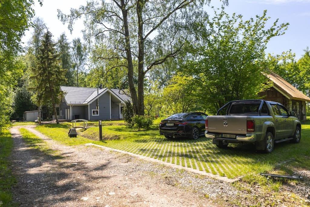 Modern Villa With Sauna & Hot Tub Hiiumaa Exterior foto